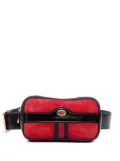 Gucci Pre-Owned 2016-2024 Small Ophidia Suede belt bag - Black