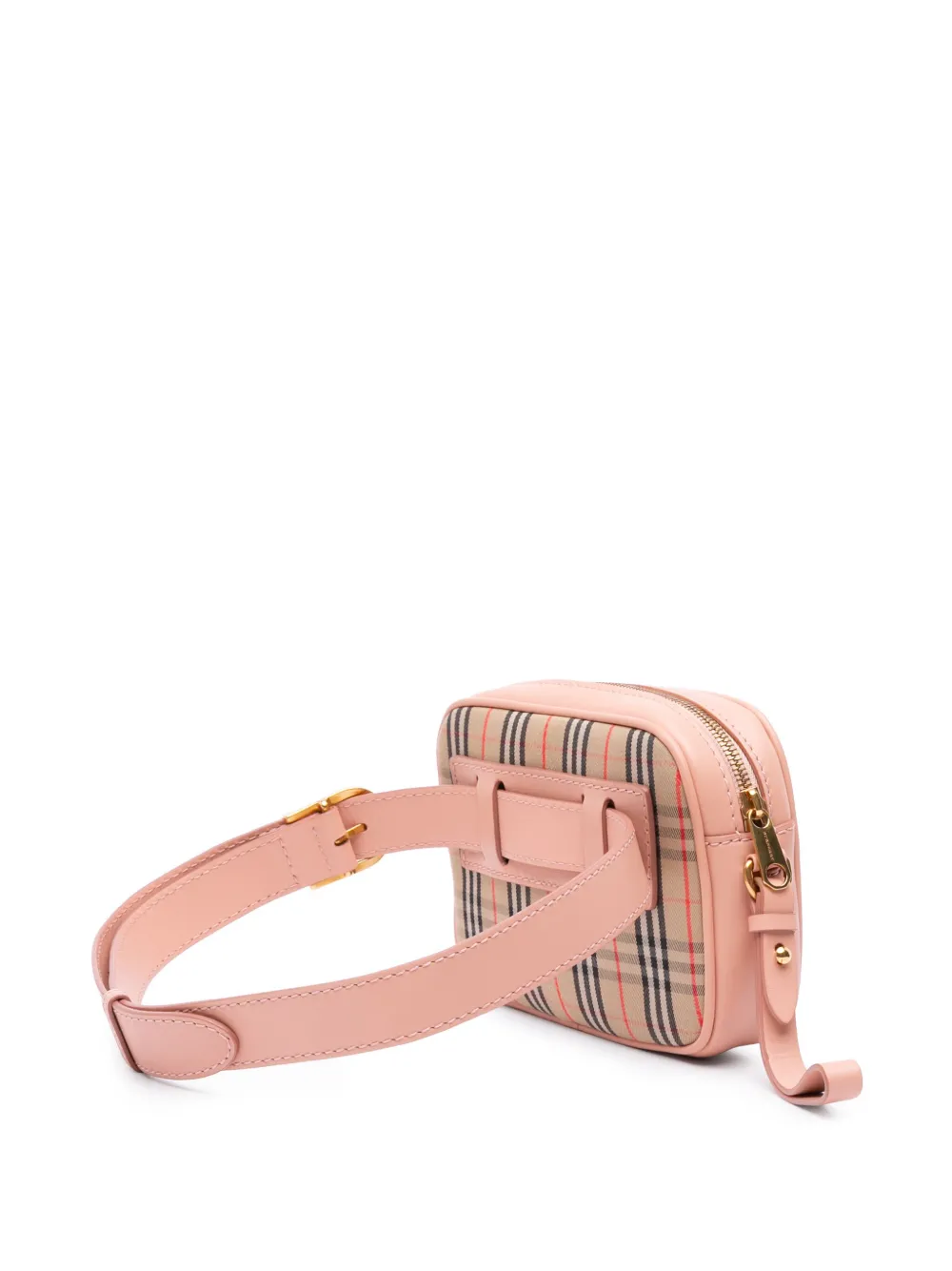 Burberry Pre-Owned 2018-2024 Haymarket Check Canvas 1983 Link belt bag | Pre-Owned | Image 2