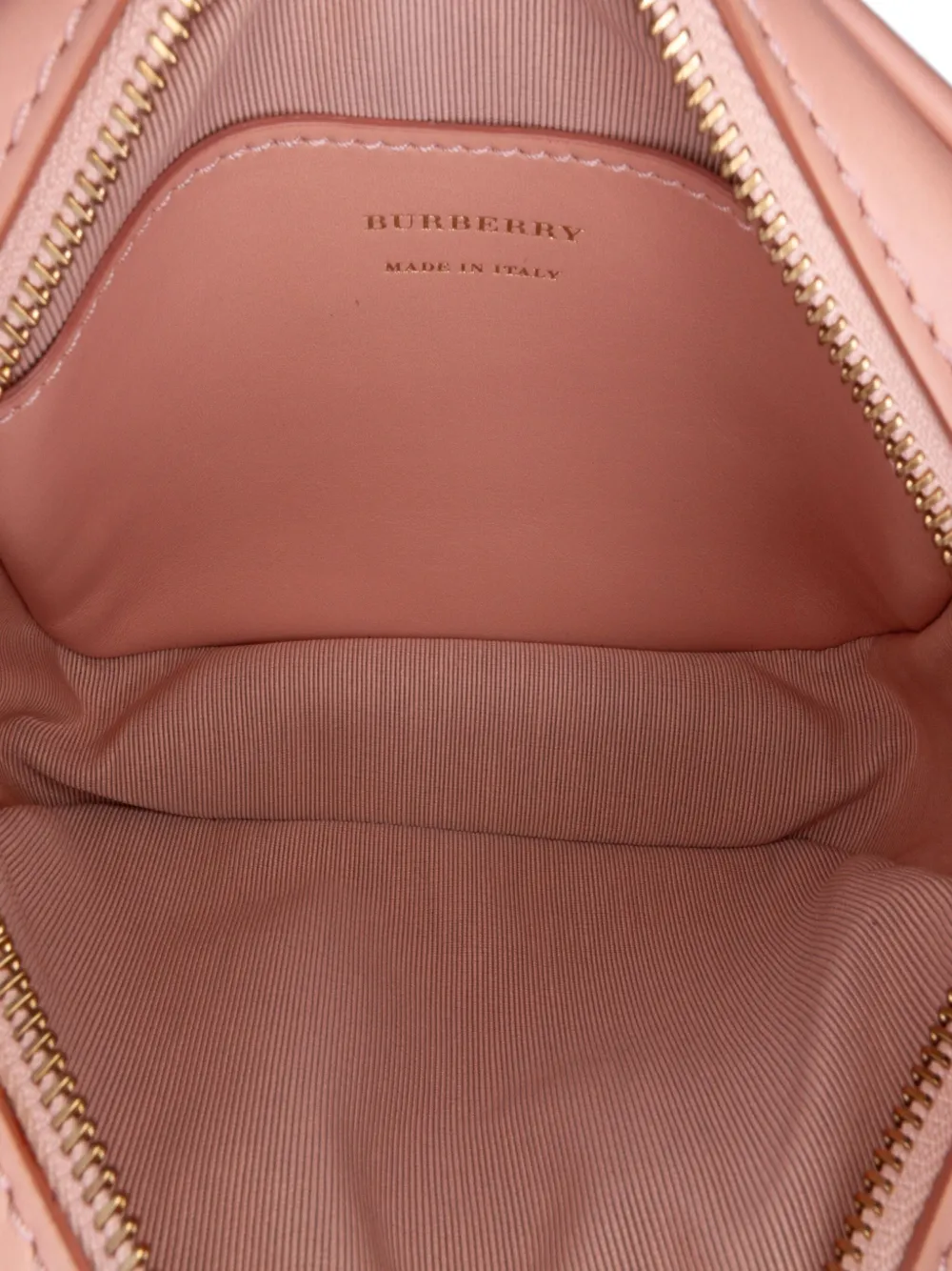 Pre-owned Burberry 2018-2024 Haymarket Check Canvas 1983 Link Belt Bag