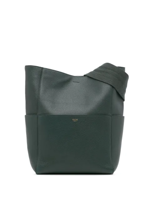 Céline Pre-Owned 2020 Medium Leather Seau Sangle bucket bag