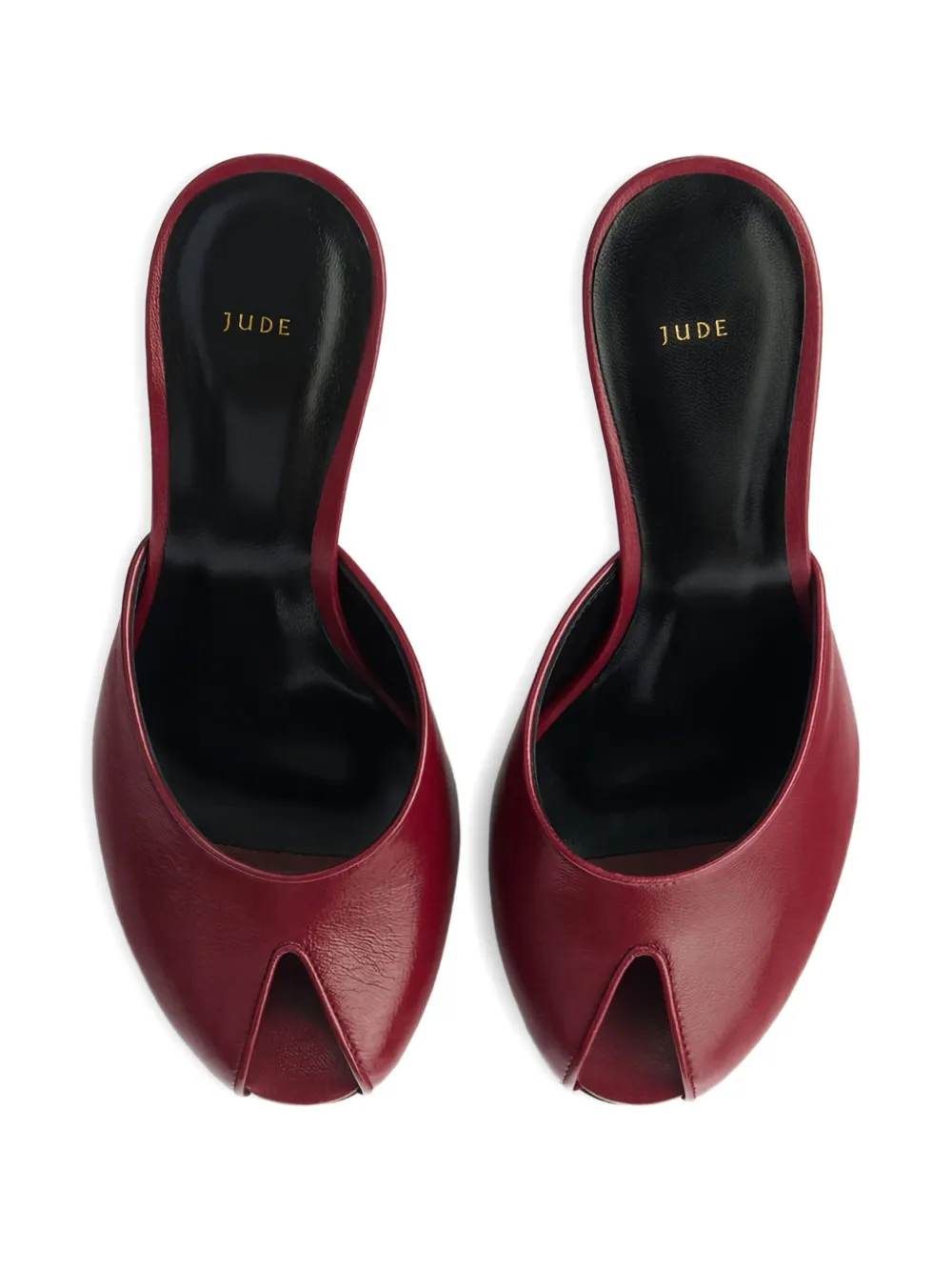 Jude 105 mm Date stiletto sandalen met open neus Rood