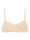 Carven silk bra - Neutrals