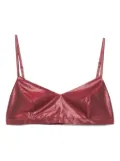 Carven silk-blend bra - Red