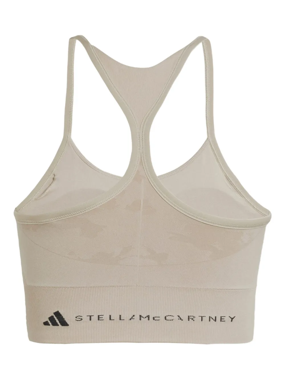 Adidas by Stella McCartney Sport-bh met camouflageprint - Beige