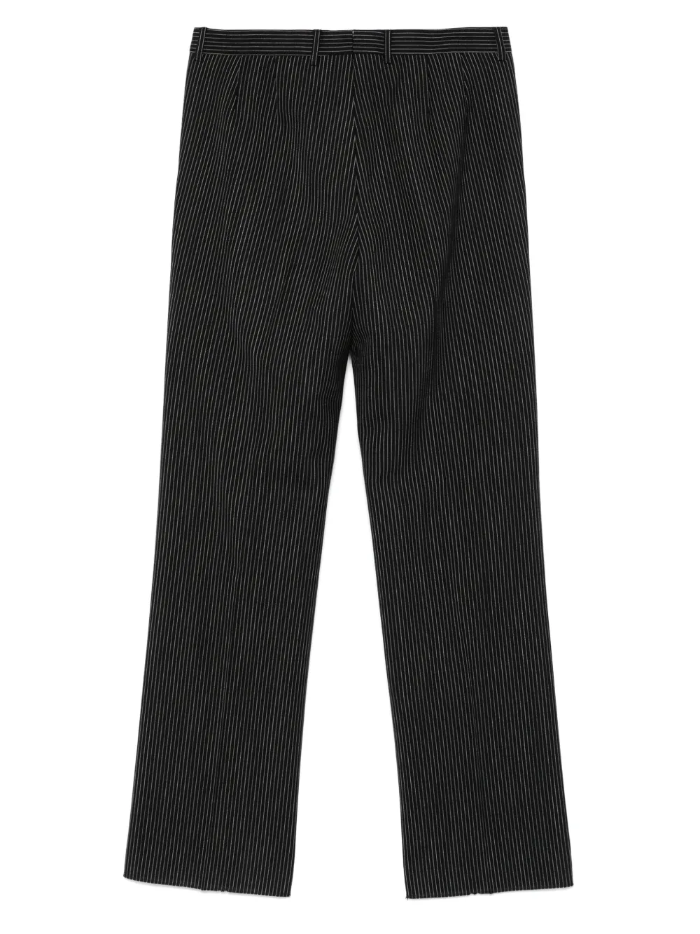 Husbands Broek met krijtstreep - Zwart