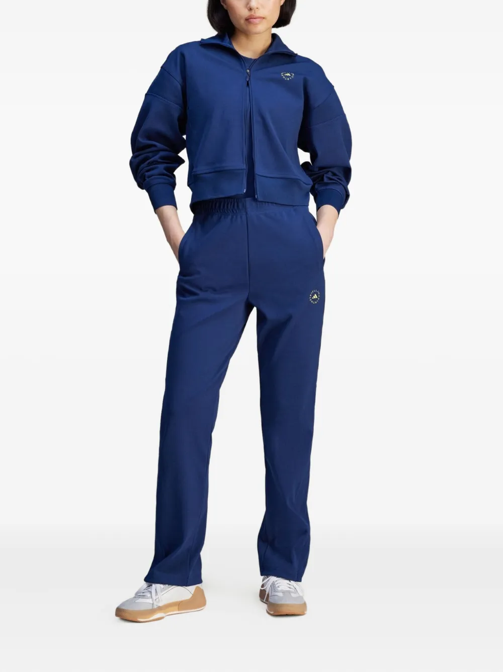adidas by Stella McCartney high-neck zip-up sweatshirt | Sweaters | Image 2