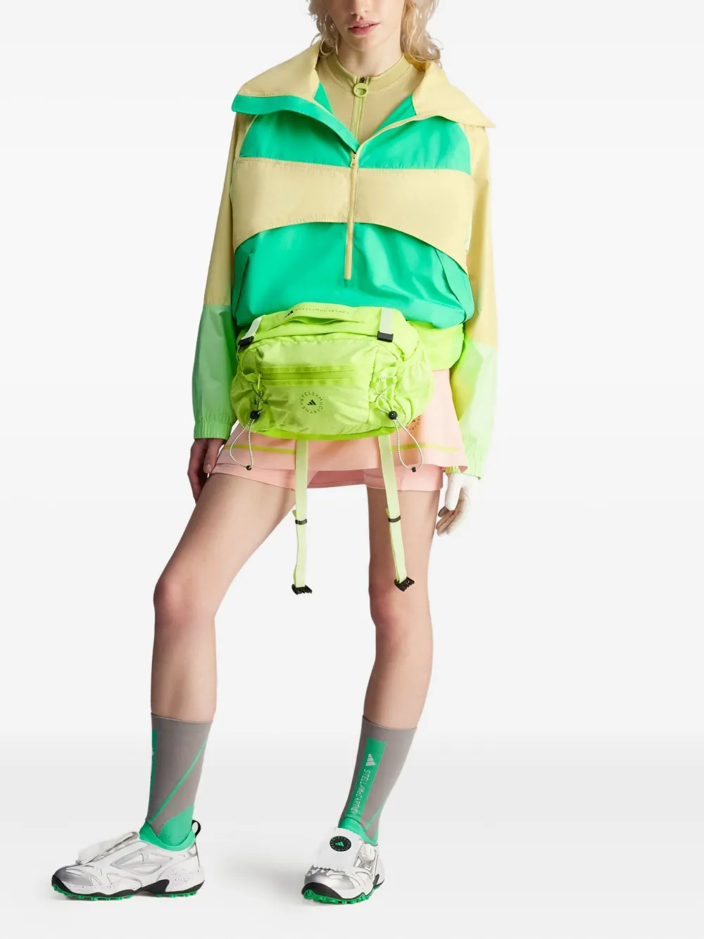 Adidas by Stella McCartney zip-pocket skirt - Roze