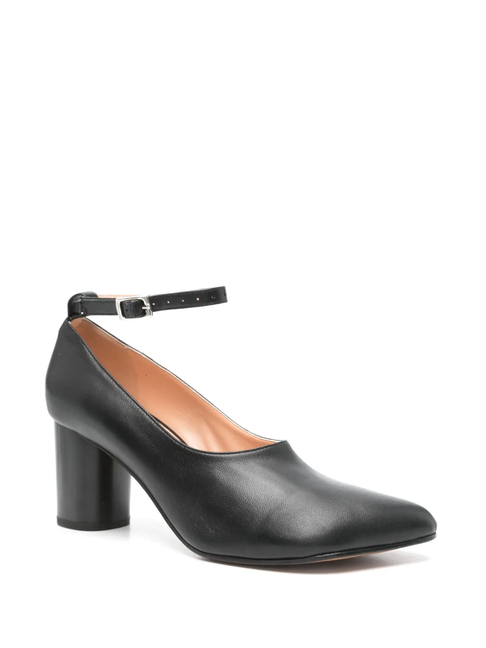 Niccolò Pasqualetti 70mm Obliqua pumps Black