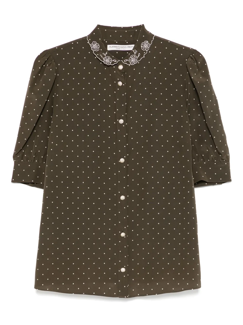 crepe-de-chine blouse
