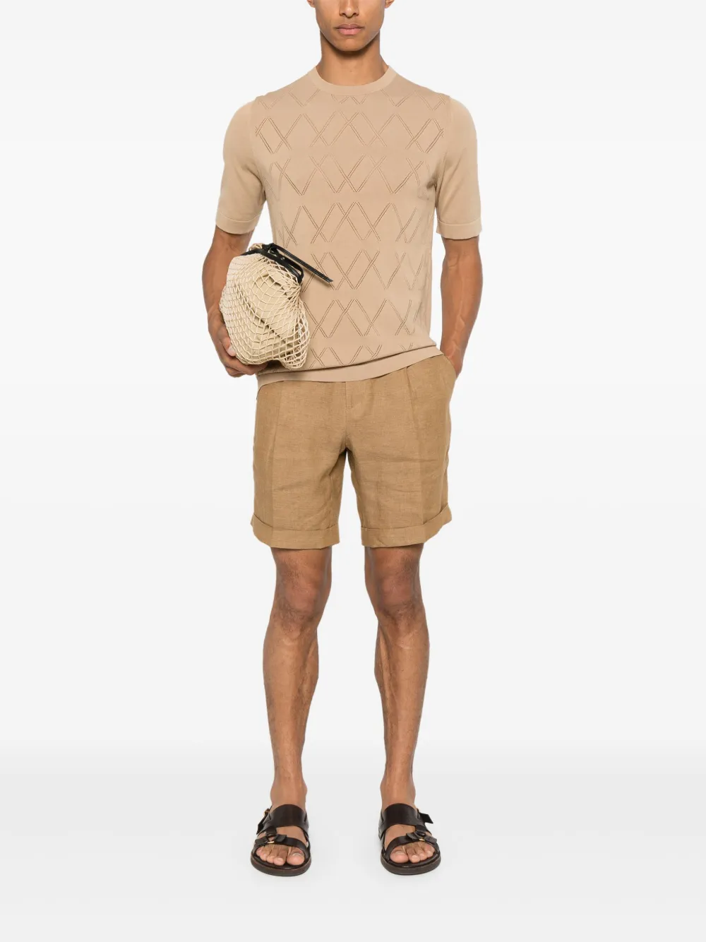 Malo cotton T-shirt - Beige