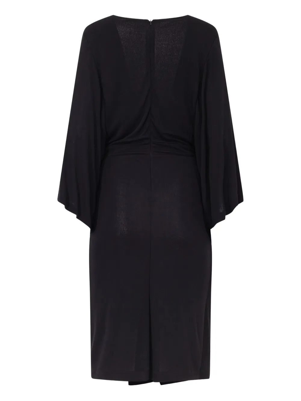 ETRO silk midi dress - Zwart