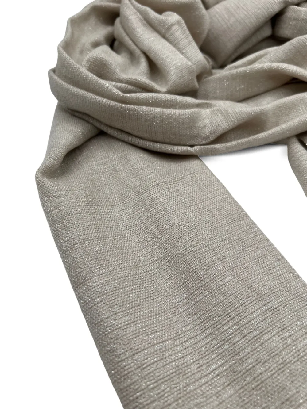 Brunello Cucinelli fringed scarf - Beige