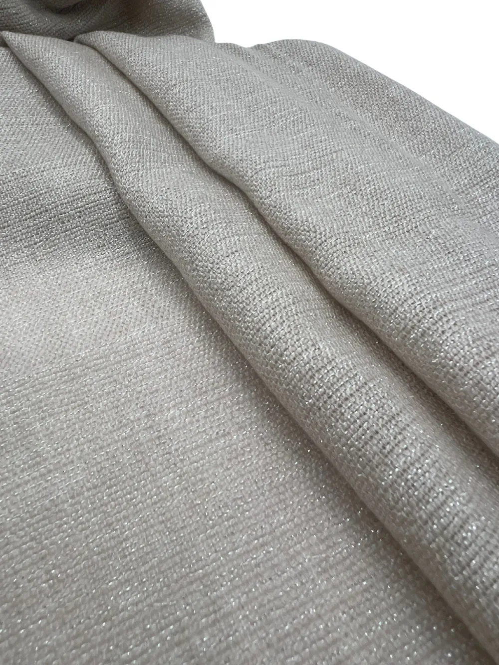 Brunello Cucinelli Sjaal met franje Beige