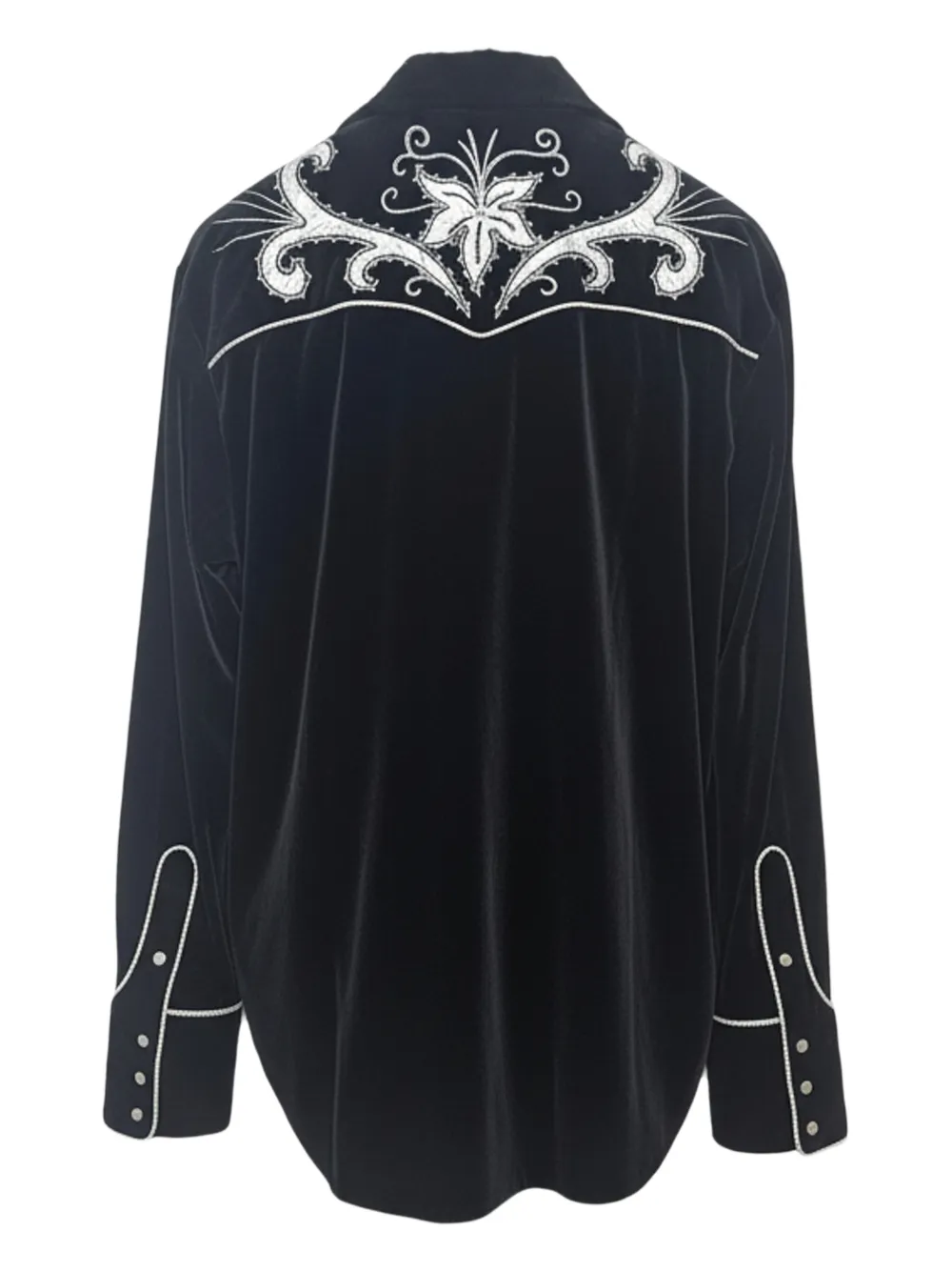 TOM FORD Fluwelen blouse - Zwart