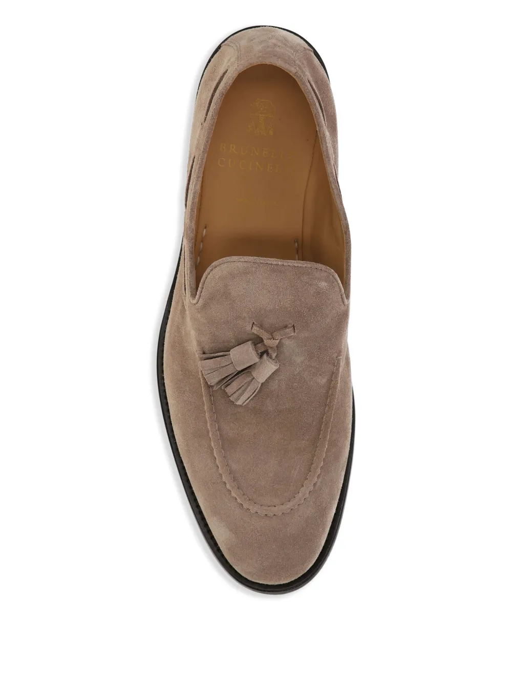 Brunello Cucinelli suede loafers Neutrals