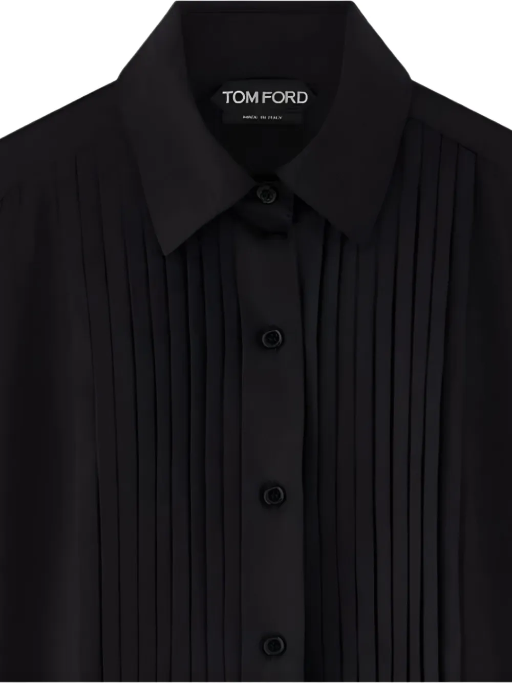 TOM FORD Blouse met geplooid detail - Zwart