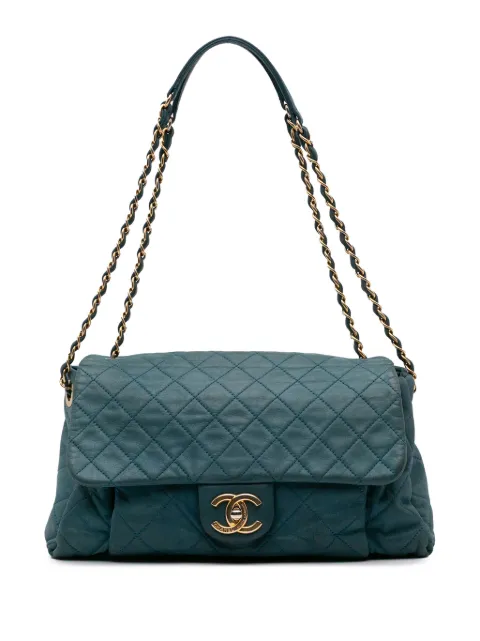 CHANEL Pre-Owned 2012-2013 Large Iridescent Calfskin Chic Quilt Flap shoulder bag
