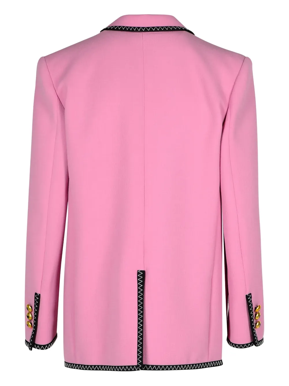 Moschino Blazer met dubbele rij knopen Roze
