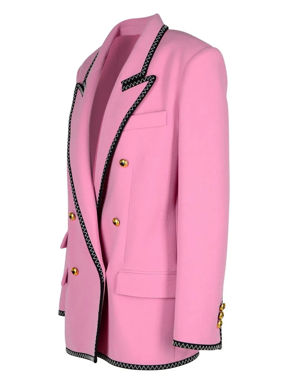 Moschino Blazer met dubbele rij knopen Roze
