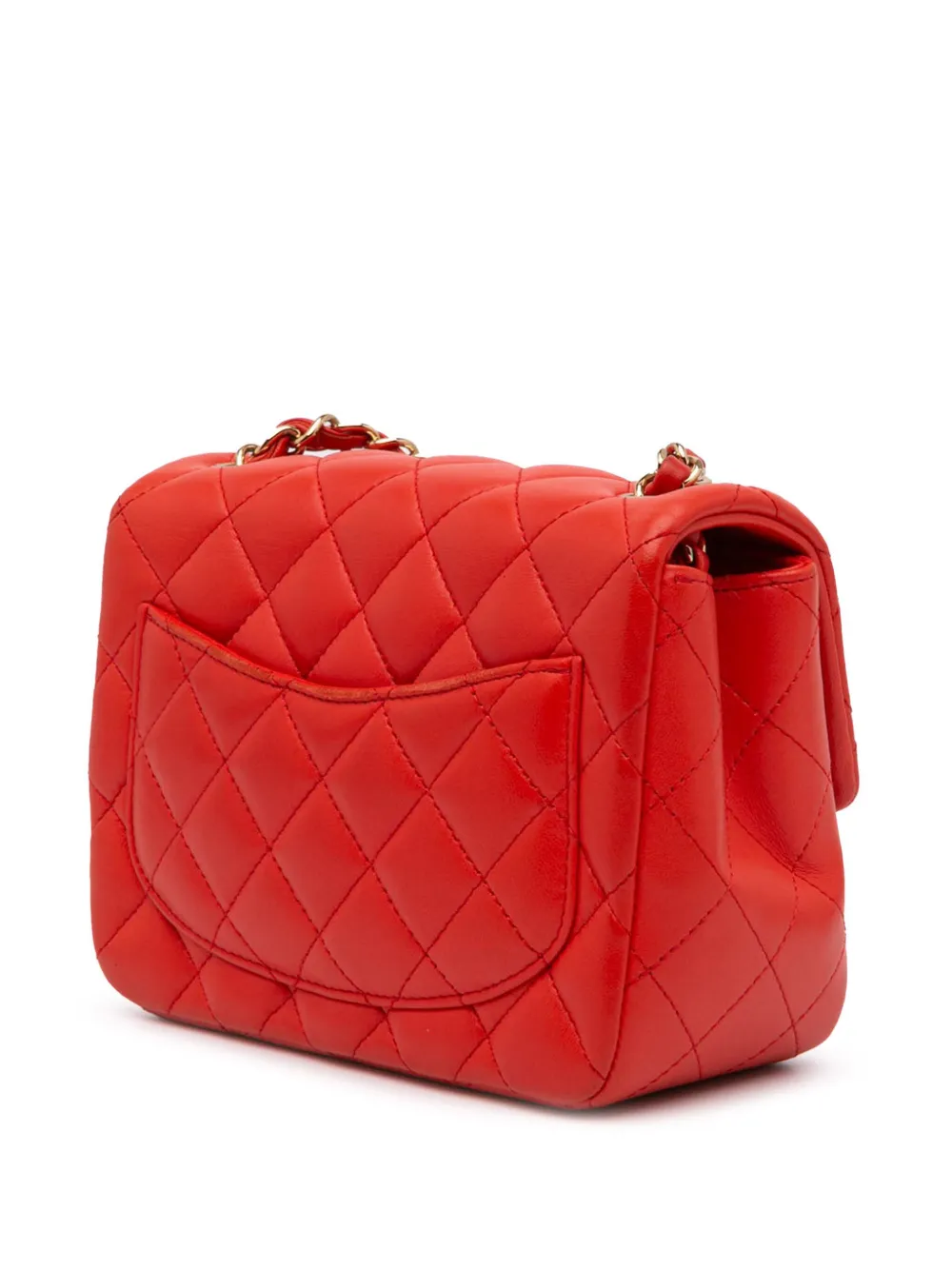 CHANEL Pre-Owned 2017-2018 Mini Square Classic Lambskin Single Flap crossbody bag | Pre-Owned | Image 2