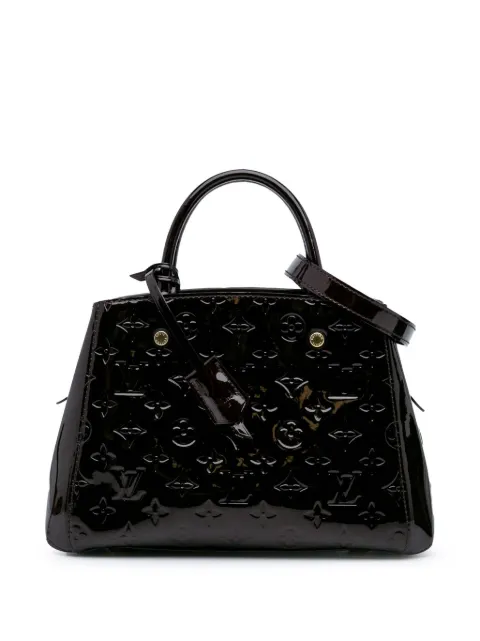 Louis Vuitton Pre-Owned 2015 Monogram Vernis Montaigne BB satchel