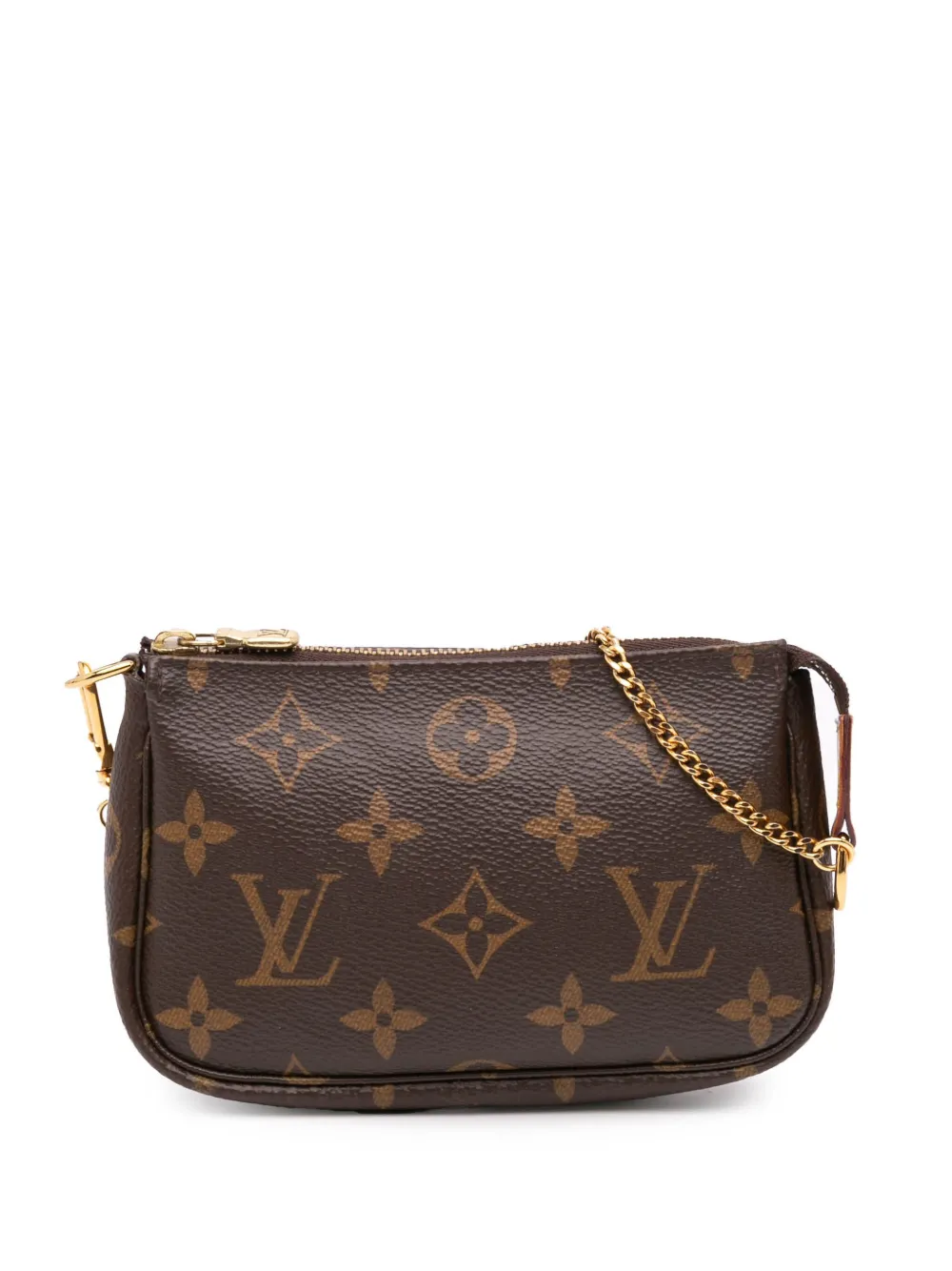 Louis Vuitton Pre-Owned 2020 モノグラム ミニ ポシェット アクセソワール ハンドバッグ - ブラウン Louis Vuitton Pre-Owned 2020 モノグラム ミニ ポシェット アクセソワール ハンドバッグ - ブラウン