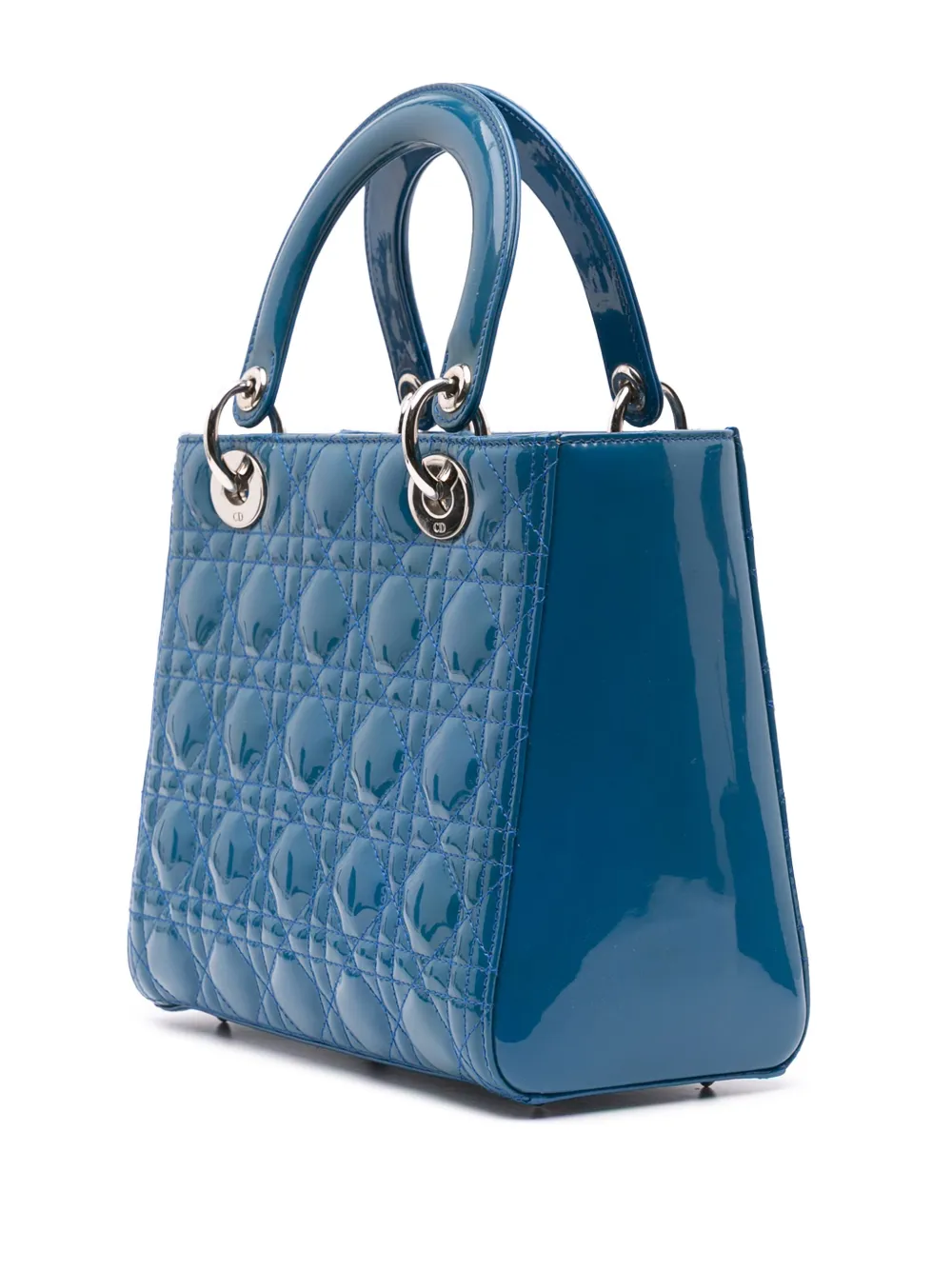 Christian Dior Pre-Owned 2014 Medium Patent Cannage Lady Dior satchel | Pre-Owned | Image 2