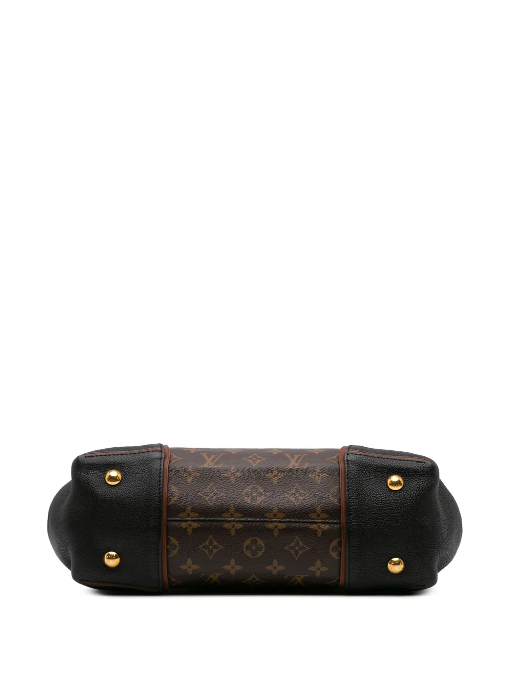 Pre-owned Louis Vuitton 2013 Monogram W Pm Tote Bag In Black