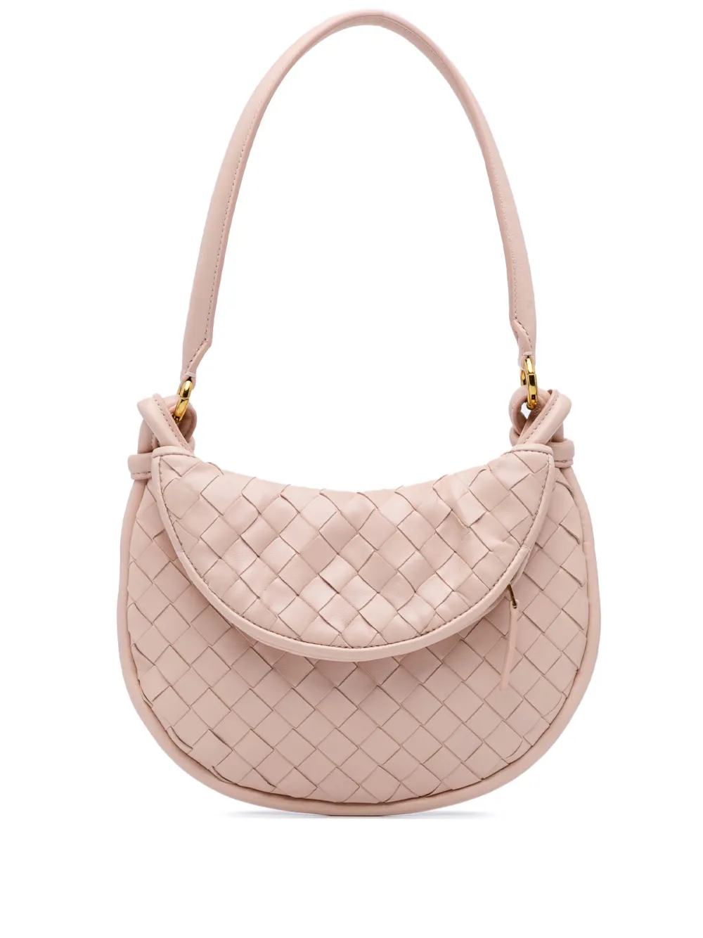Bottega Veneta Pre-Owned 2012-2024 スモール ナッパ イントレチャート ジェメッリ ホーボーバッグ - Bottega Veneta Pre-Owned 2012-2024 スモール ナッパ イントレチャート ジェメッリ ホーボーバッグ -