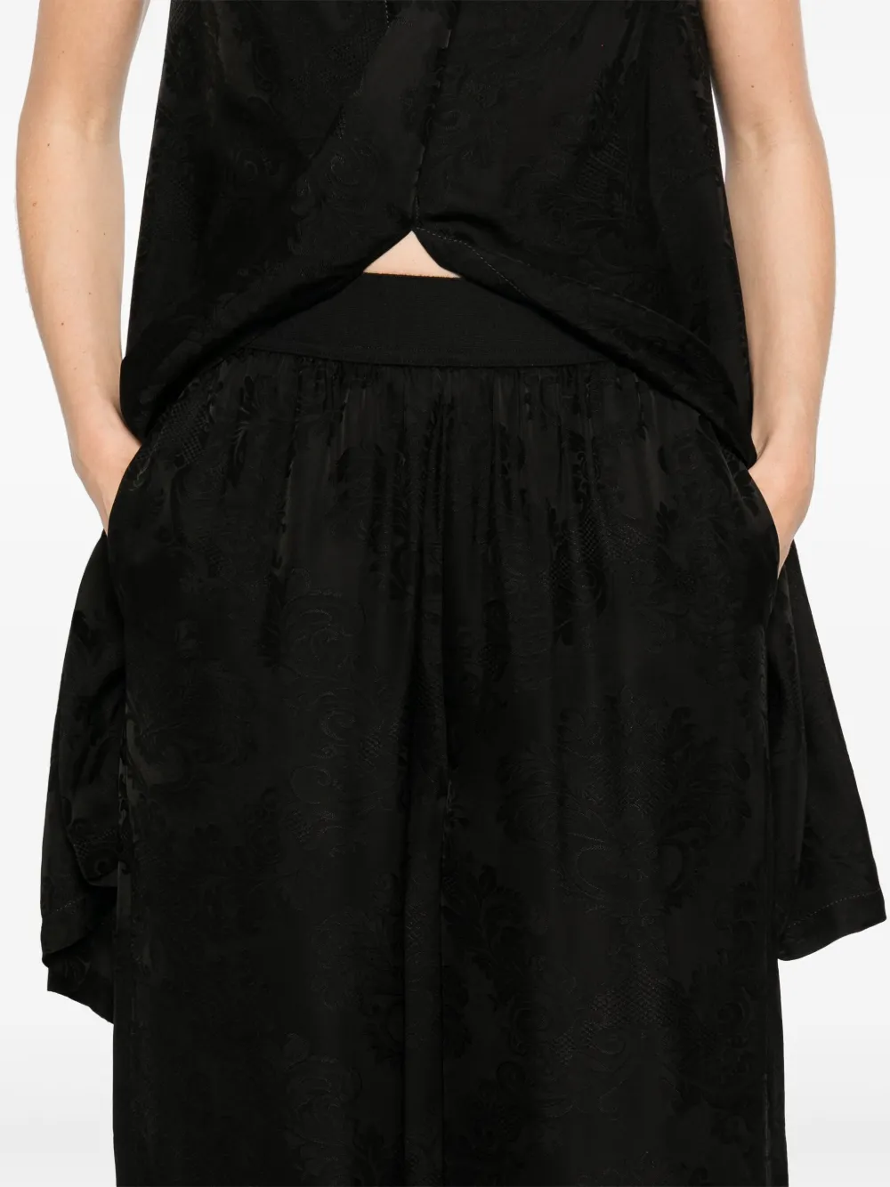 Uma Wang Pansy trousers Zwart
