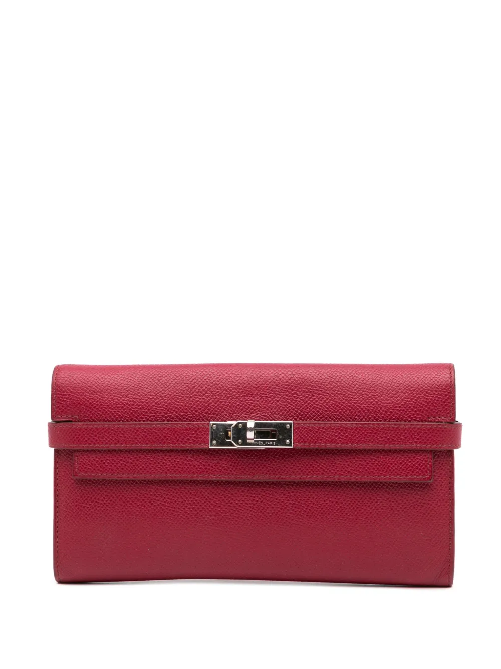 Hermès Pre-Owned 2010 エプソン ケリー ロングウォレット 長財布 - レッド Hermès Pre-Owned 2010 エプソン ケリー ロングウォレット 長財布 - レッド