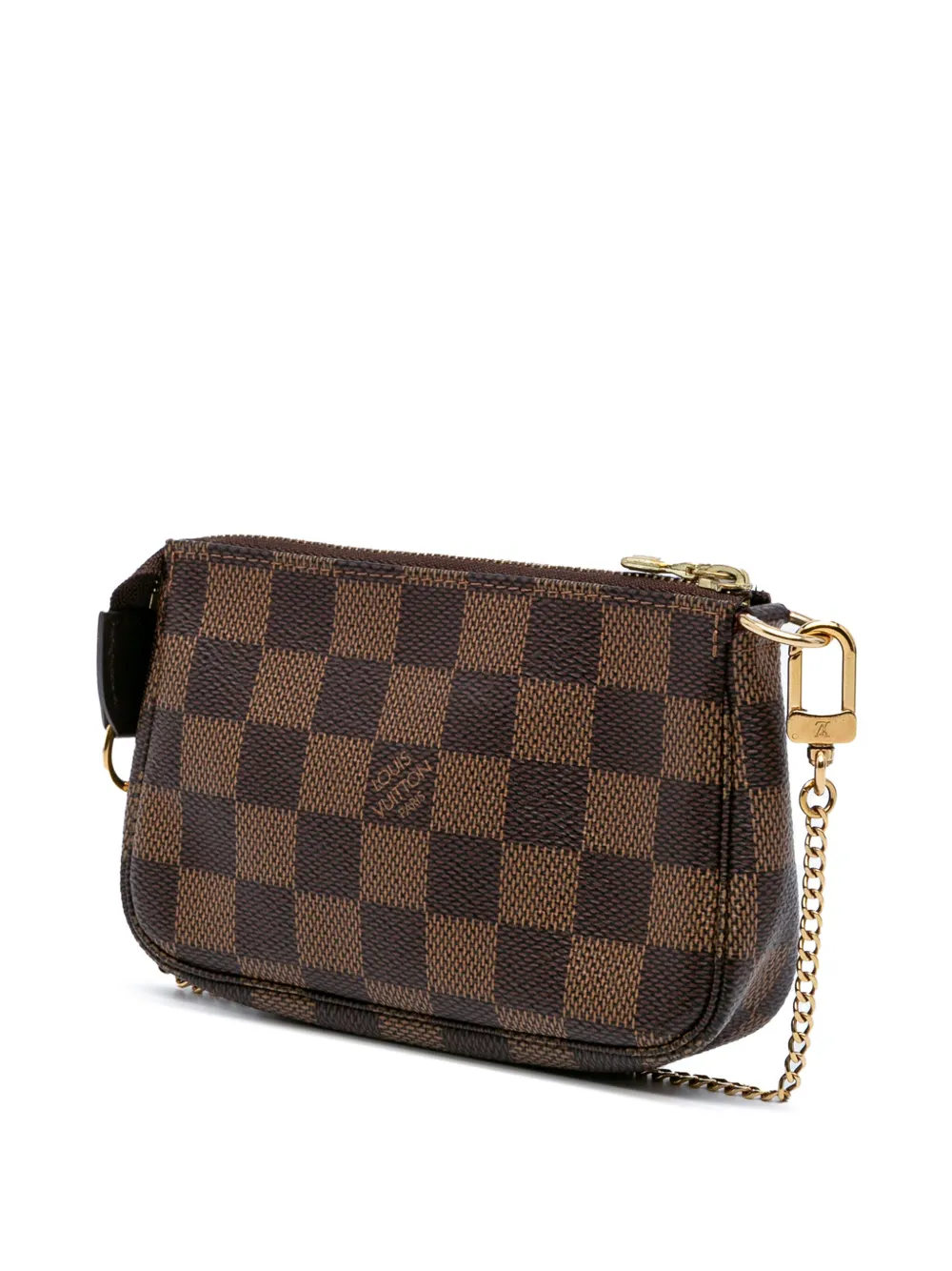 Louis Vuitton Pre-Owned 2019 Damier Ebene Mini Pochette Accessoires handbag | Pre-Owned | Image 2