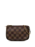 Louis Vuitton Pre-Owned 2019 Damier Ebene Mini Pochette Accessoires handbag - Brown
