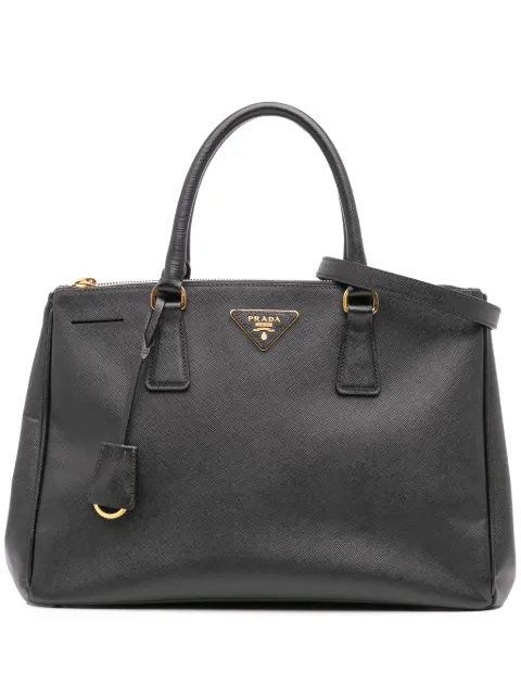 Prada Pre-Owned 2010-2024 Medium Saffiano Lux Galleria Double Zip satchel