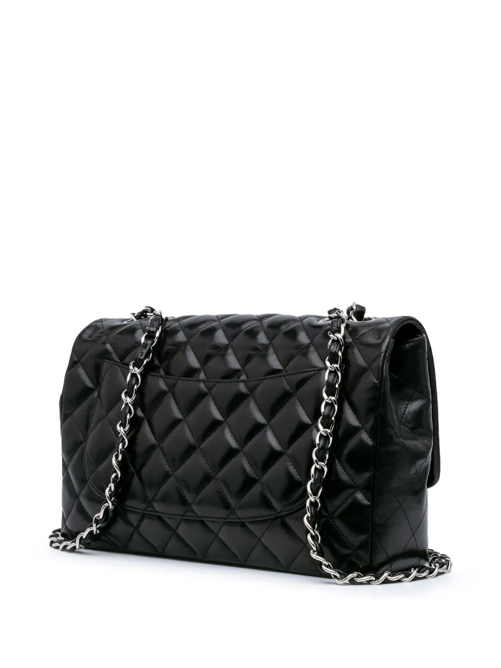 CHANEL Pre-Owned 2009-2010 Jumbo Classic Lambskin Single Flap shoulder bag | Pre-Owned | Image 2