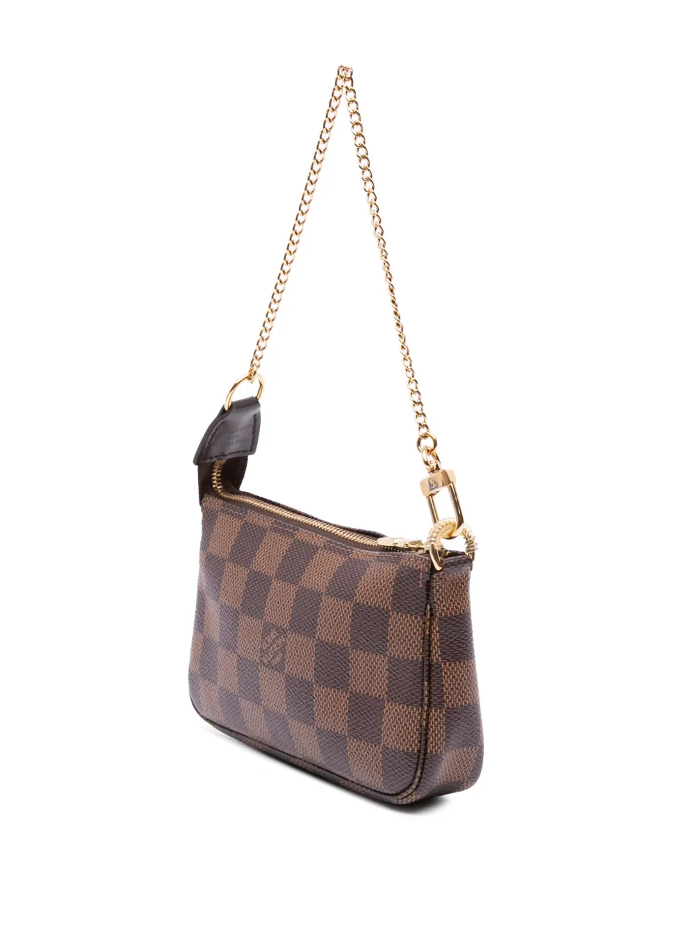 Louis Vuitton Pre-Owned 2021 Damier Ebene Mini Pochette Accessoires handbag | Pre-Owned | Image 2