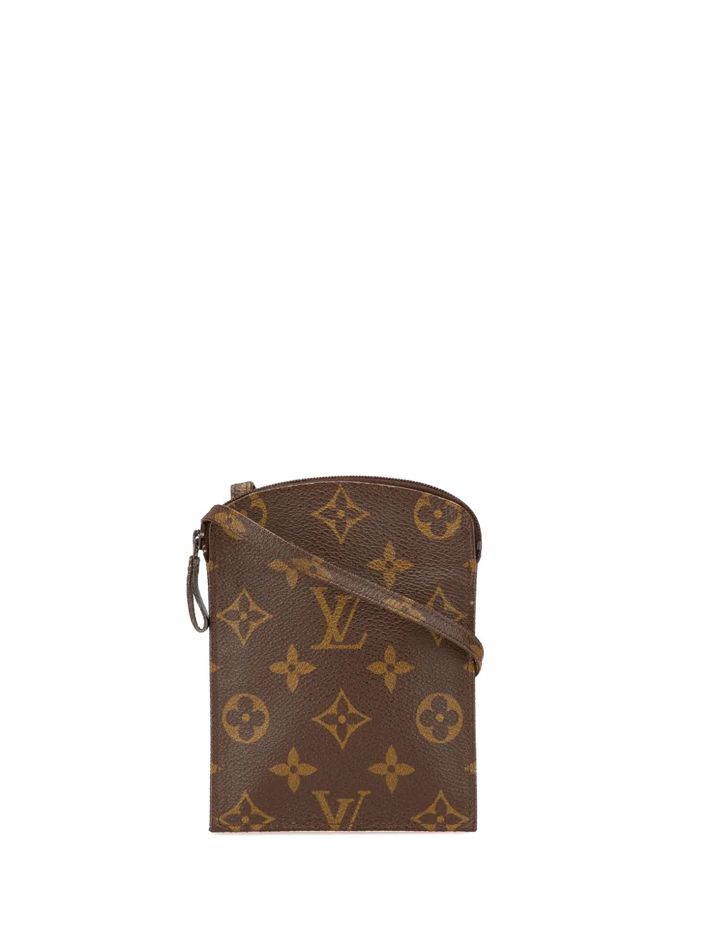 Louis Vuitton Pre-Owned 1990-2024 モノグラム ポシェット シークレット パスポートホルダーショルダーバッグ Louis Vuitton Pre-Owned 1990-2024 モノグラム ポシェット シークレット パスポートホルダーショルダーバッグ