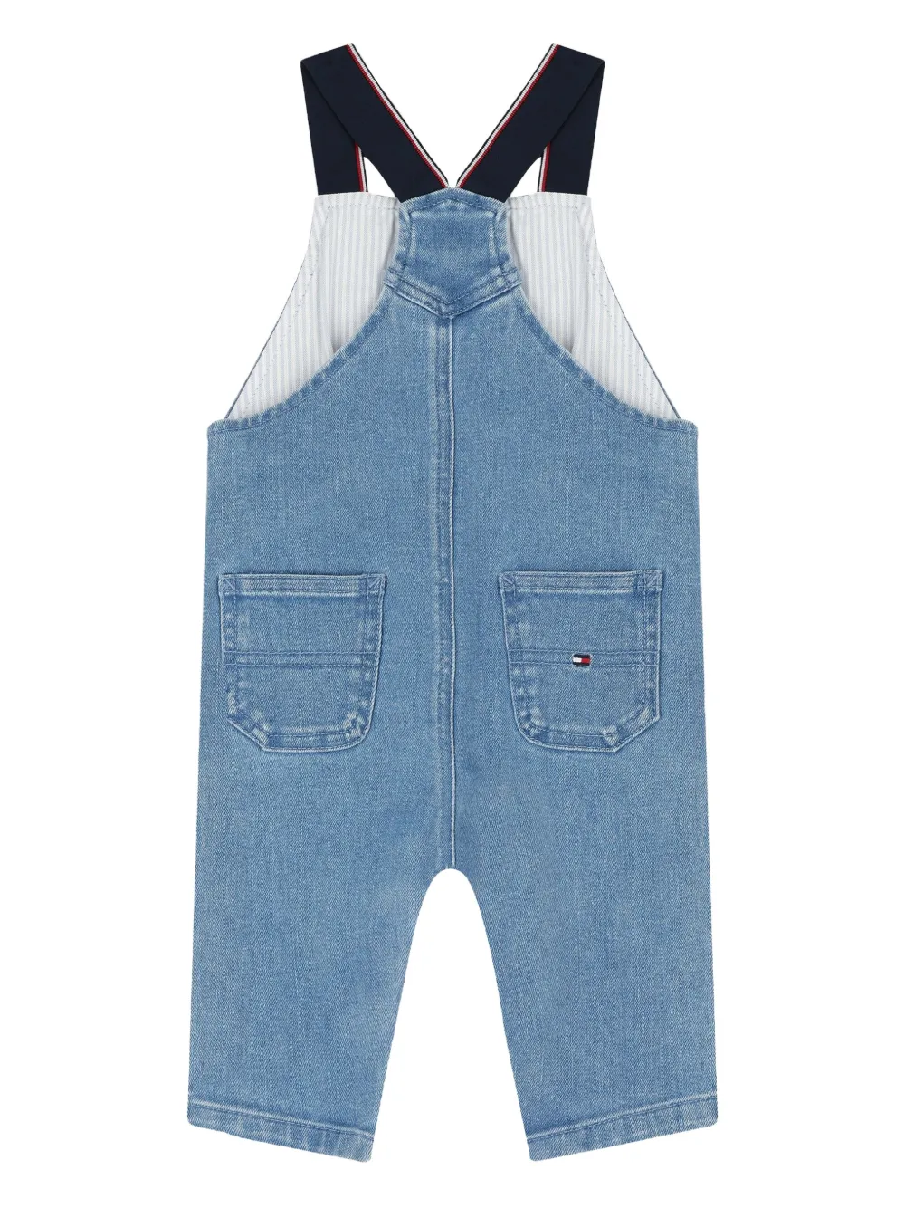Tommy Hilfiger Junior denim dungaree set | Short Sets | Image 2