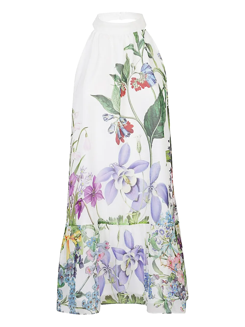 St. Piece floral-print sleeveless midi dress | White | Image 1