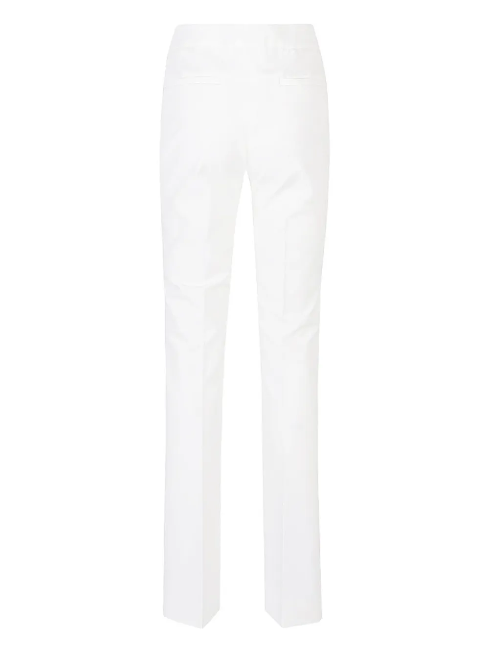 Via Masini 80 Concealed-fastening Trousers In White