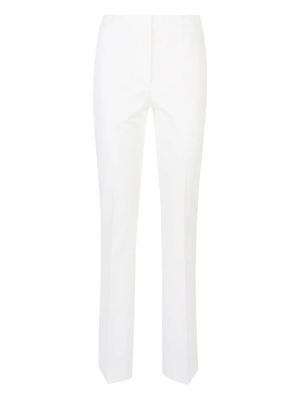 Via Masini 80 Concealed-fastening Trousers In White