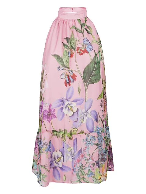 St. Piece floral-print sleeveless mini dress