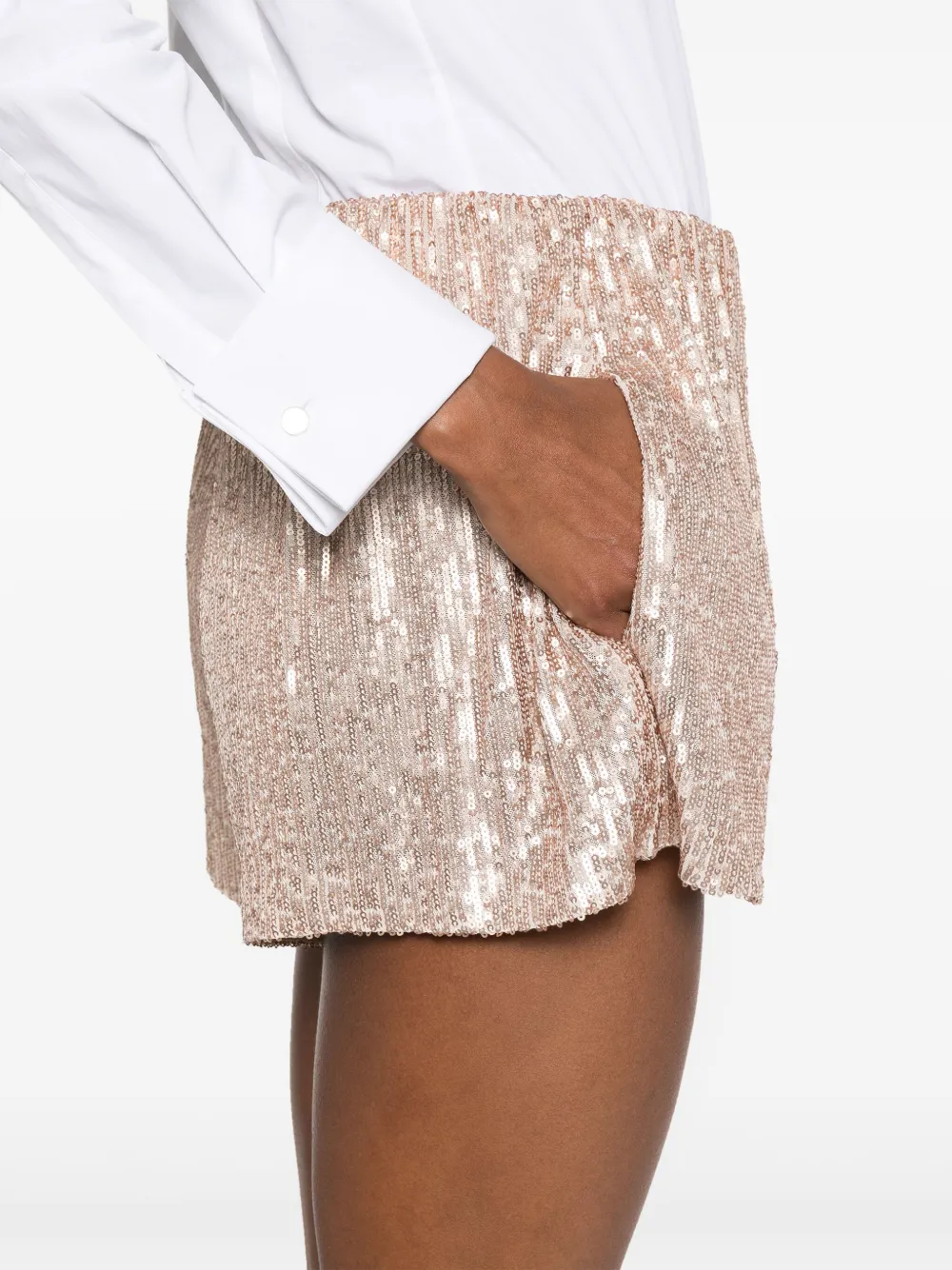 Shop Norma Kamali Powder Shorts