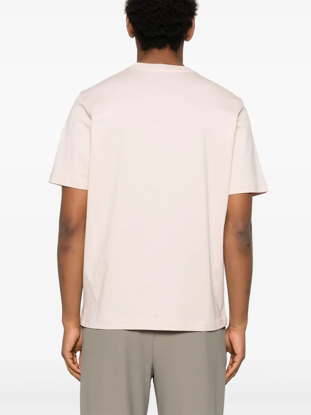 Moncler Katoenen T-shirt Roze