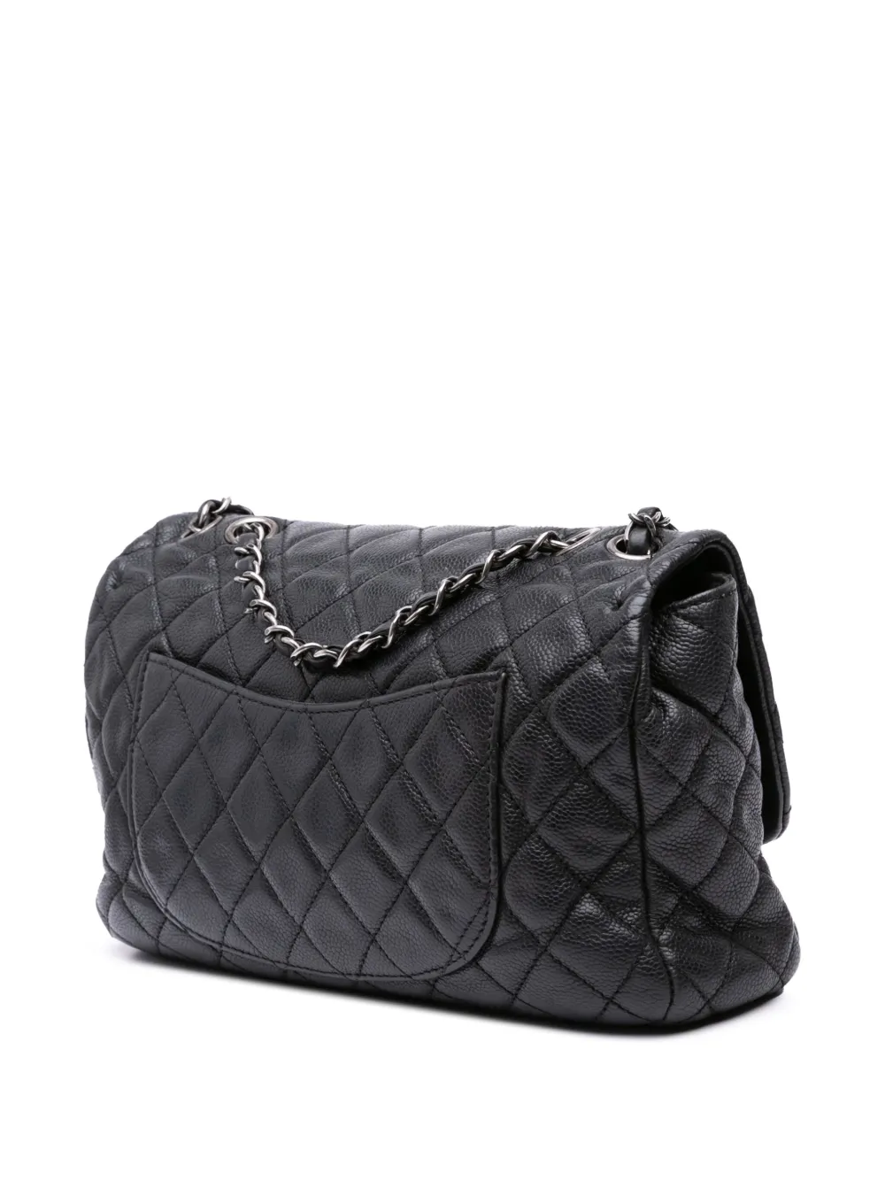 CHANEL Pre-Owned 2013-2014 Large Quilted Caviar Now and Forever Flap shoulder bag | Pre-Owned | Image 2