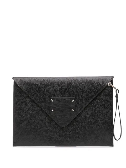 Maison Martin Margiela Pre-Owned 2010-2024 Leather MM11 Envelope clutch bag