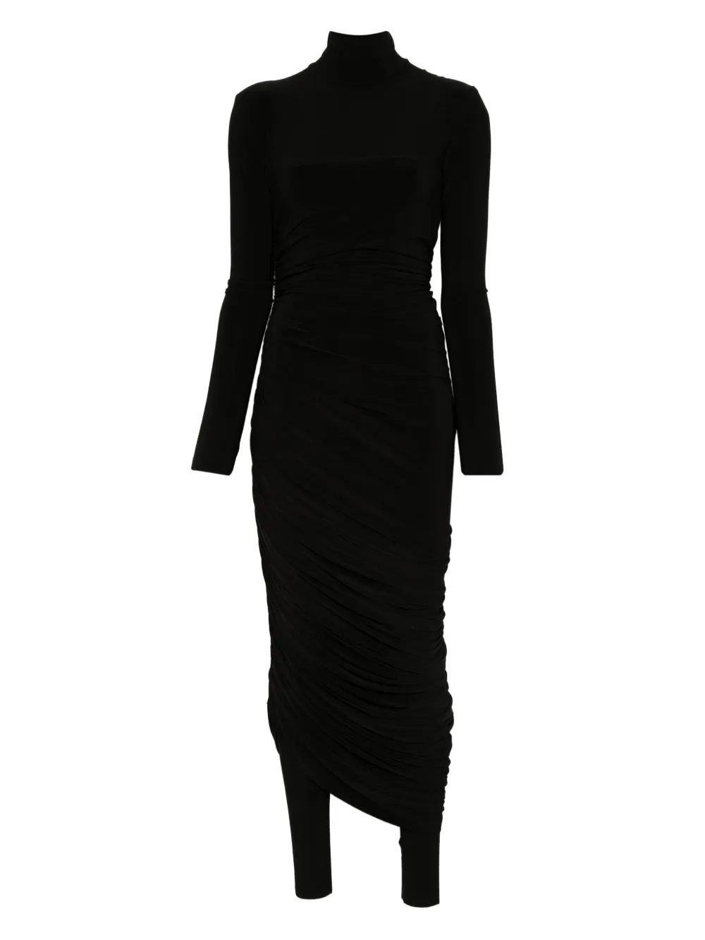Norma Kamali Diana midi dress - ブラック Norma Kamali Diana midi dress - ブラック