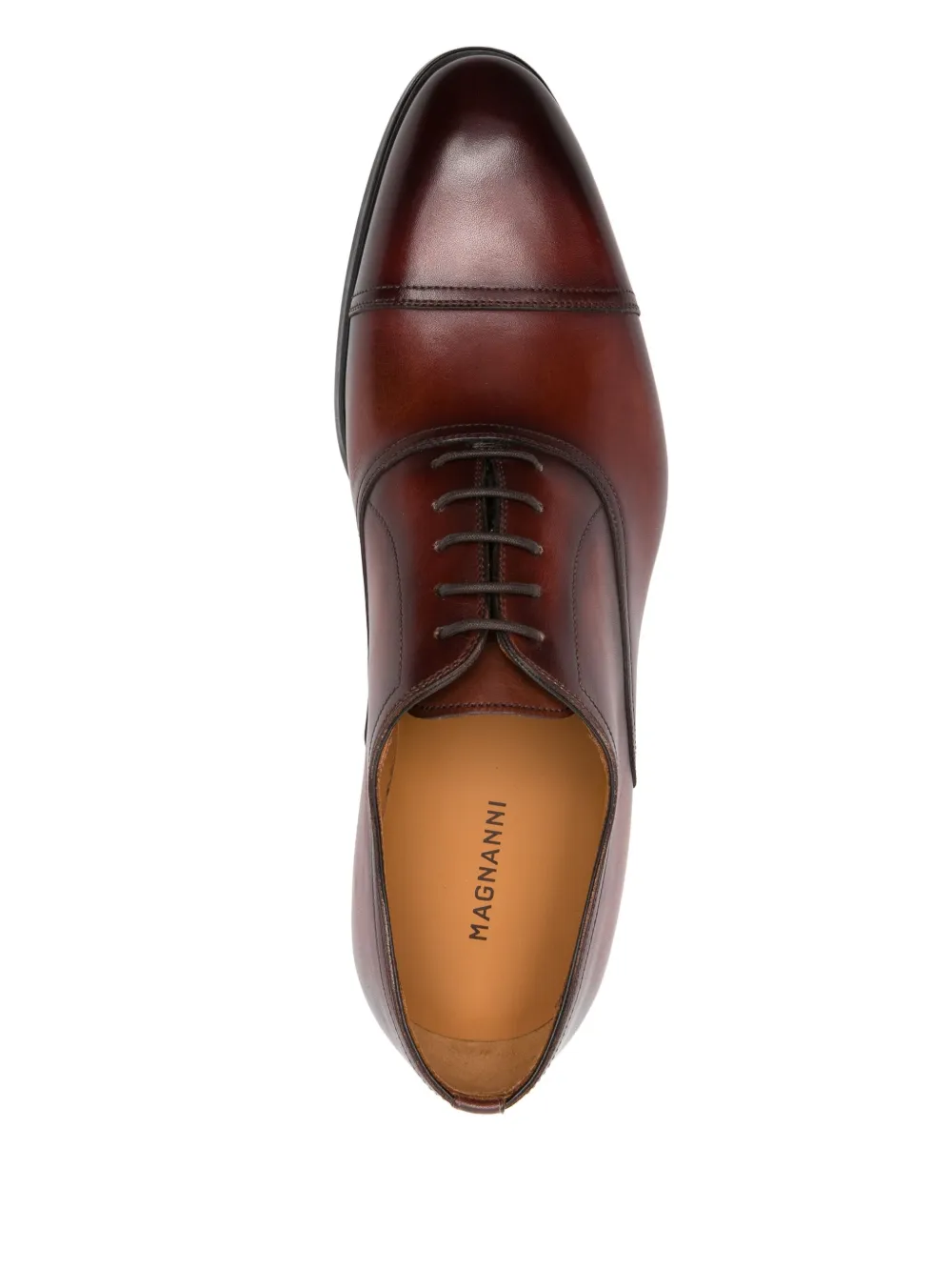 Magnanni leather oxford shoes Brown