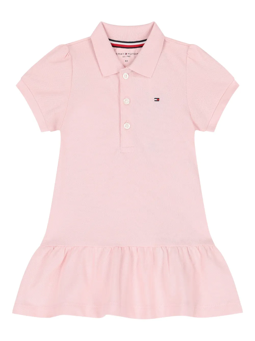 Tommy Hilfiger Junior Pique polojurk Roze