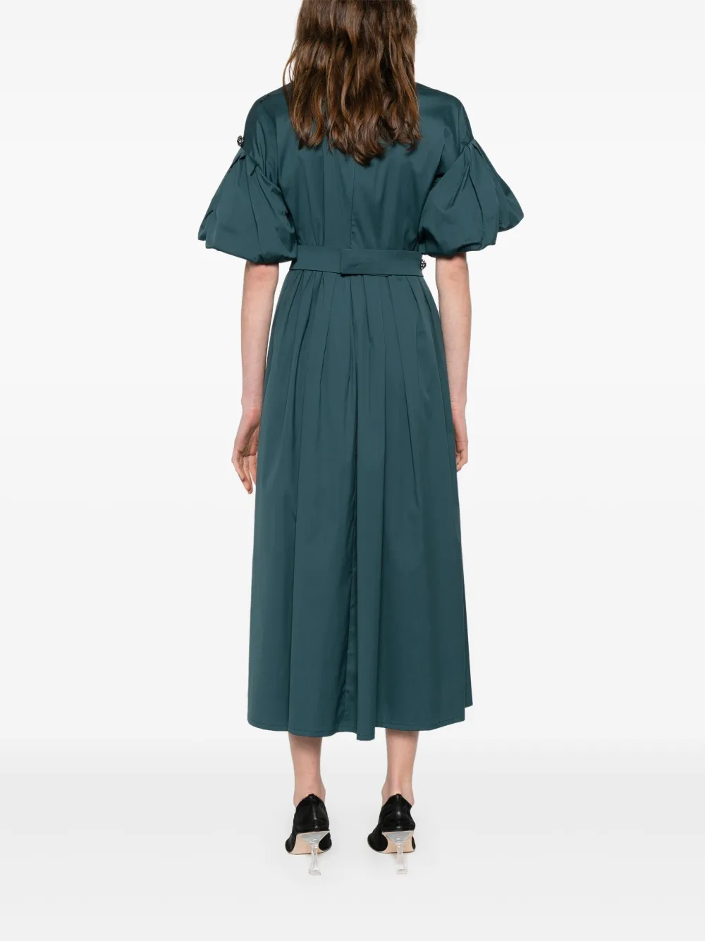 'S Max Mara Jersey midi-jurk Blauw